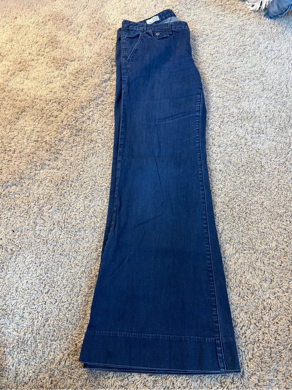 Gap Women’s Dark Blue Wide-Leg Jeans